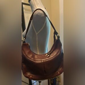 Etienne Aigner Vintage 1980s Oxblood Hobo